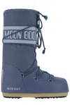 Moon Boot Women's Icon Nylon Cold Weather Boots In Grigio