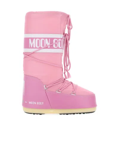 MOON BOOT MOON BOOT ICON LOGO PRINTED LACE-UP BOOTS