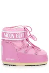 Moon Boot Icon Low Nylon Boots In Rosa