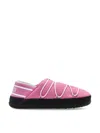 Moon Boot Slip-on Lace-up Slippers In Pink