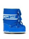 Moon Boot Icon Logo-print Laced Boots In Blue