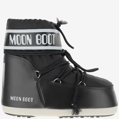 Moon Boot Icon Low Ankle Boots In Animal Print