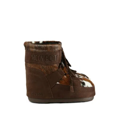 Moon Boot Icon Low Archive 1985 Boots In Brown/white