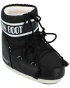 Moon Boot Stivale Icon Low Nero In Nylon In Black