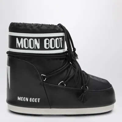 MOON BOOT MOON BOOT ICON LOW BOOT IN BLACK NYLON