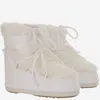 Moon Boot Padded Tech Fabric Snow Boot In White