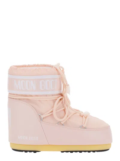 Moon Boot Icon Low Boots In Pink