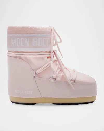 Moon Boot Icon Low Boots In Pink
