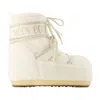 Moon Boot Shearling-effect Logo-print Snow Boots In White