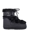 Moon Boot Icon Low Faux Fur Boots In Schwarz