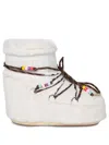 Moon Boot Icon Low Faux-fur Snow Boots In White