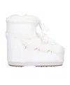 Moon Boot Womens Polyvinyl Cold Weather Ankle Boots In White