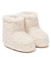 Moon Boot Icon Low Faux Shearling Snow Boots In Neutrals