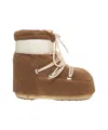 Moon Boot Camel Faux Fur Boot In Brown