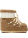 Moon Boot Icon Low Nylon-trimmed Fleece Snow Boots In Multi