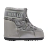 Moon Boot Icon Low Glance Ankle Boots In Silver