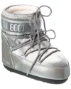 Moon Boot Chunky Sole Icon Low Snow Boots In Silver