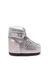 Moon Boot `icon Low Glance` Boots In Silver