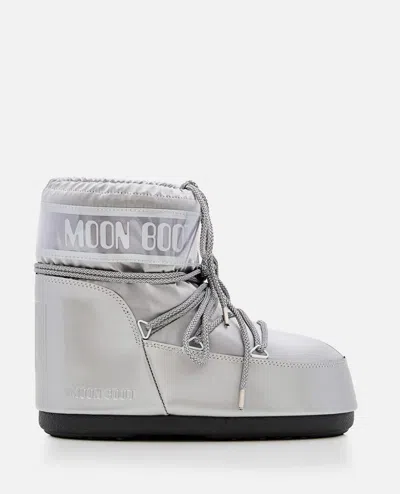 Moon Boot Silver Icon Low Snow Boots