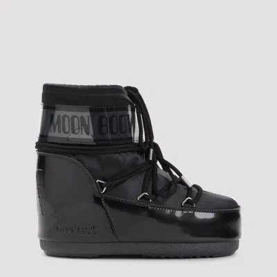 Moon Boot Icon Low Glance Mini Boot In Black