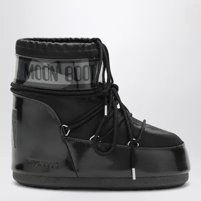 Moon Boot Icon Low Glance Mini Boots For Women In Black