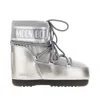 Moon Boot Chunky Sole Icon Low Snow Boots In Silver