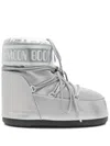 Moon Boot Silver Icon Low Snow Boots In Grey