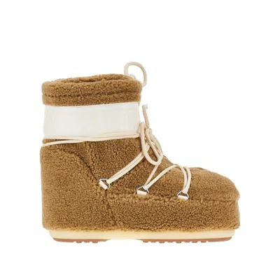 MOON BOOT 'ICON LOW GLANCE' TEDDY BOOTS