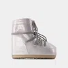 Moon Boot Icon Low Glitter Boots In Silber
