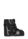 Moon Boot Icon Low Glitter Boots In Black