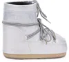 Moon Boot Icon Low Glitter Boots In Silver