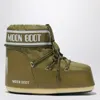 Moon Boot Khaki Icon Low Nylon Boots In Green