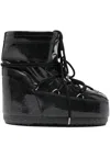 Moon Boot Icon Low Lace-up Boots In Black