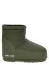 Moon Boot Icon Low Nolace Boots And Ankle Boots In Green