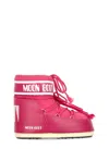 Moon Boot Icon Nylon Ankle Snow Boots In Fuchsia
