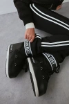 Moon Boot Black Icon Short Snow Boots In Black