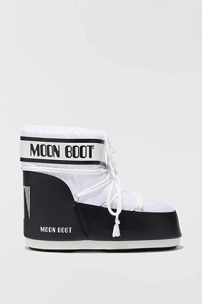 MOON BOOT ICON LOW NYLON BOOT IN WHITE, WOMEN'S AT URBAN OUTFITTERS