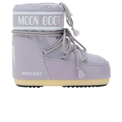 Pre-owned Moon Boot Icon Low Nylon Boot 'lilac' | Purple | Men's Size 37.5