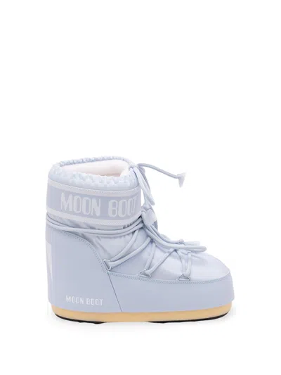 Moon Boot `icon Low Nylon` Boots In Blue