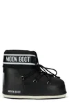 Moon Boot Unisex Icon Mini Low Ankle Nylon Boots In Black