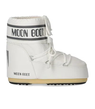 Moon Boot Icon Low Nylon White Snow Boot
