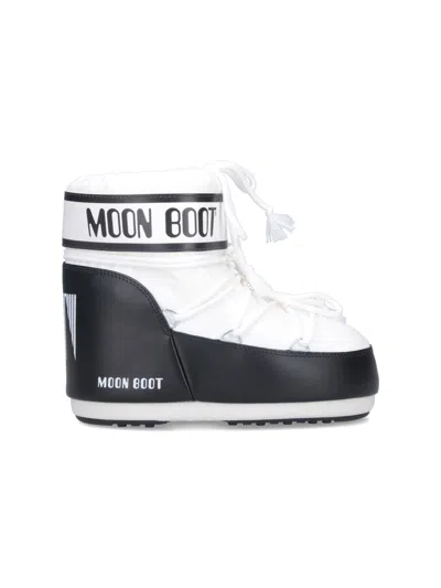 MOON BOOT "ICON LOW" PADDED ANKLE BOOTS