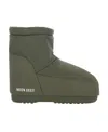 Moon Boot Icon Low Nolace Boots And Ankle Boots In Green