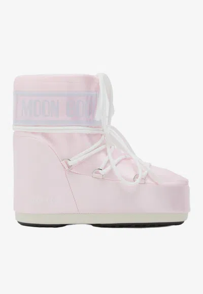 Moon Boot Icon Low Padded Snow Boots In Pink