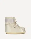 Moon Boot Icon Low Pearly Ankle Boots In Neutral