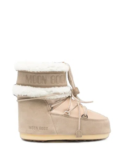 Moon Boot Icon Low Pearly Plus Boots In Brown