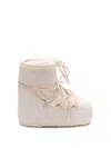 Moon Boot `icon Low Rubber` Boots In Beige