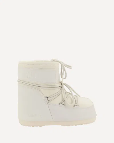 Moon Boot Icon Low Rubber Boots In White