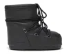 Moon Boot Low Icon Rubber  In Black