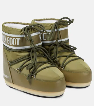 Moon Boot Icon Low Snow Boots In Green